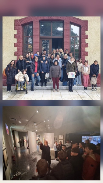 στιγμιότυπα από την επίσκεψη στο μουσείο Ξενάκη