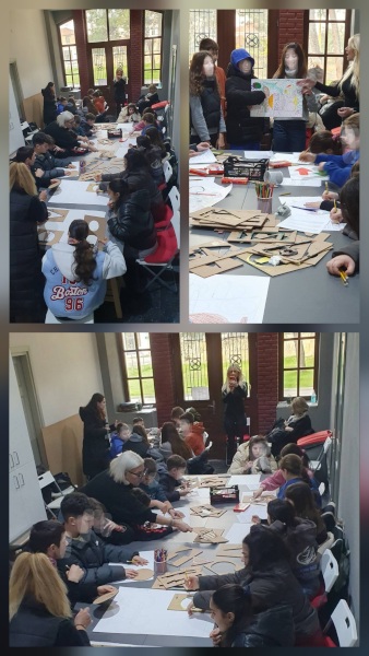 στιγμιότυπα της επίσκεψης στο μουσείο