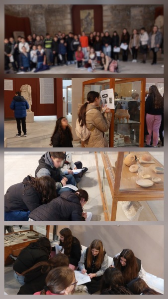 φωτογραφίες από τη δράση εντός του μουσείου