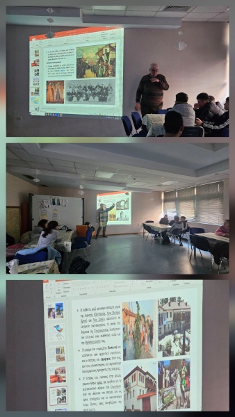 Φωτογραφία επίσκεψης στη Δημόσια Κεντρική Βιβλιοθήκη